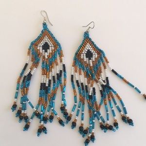 Handmade earings from Panama